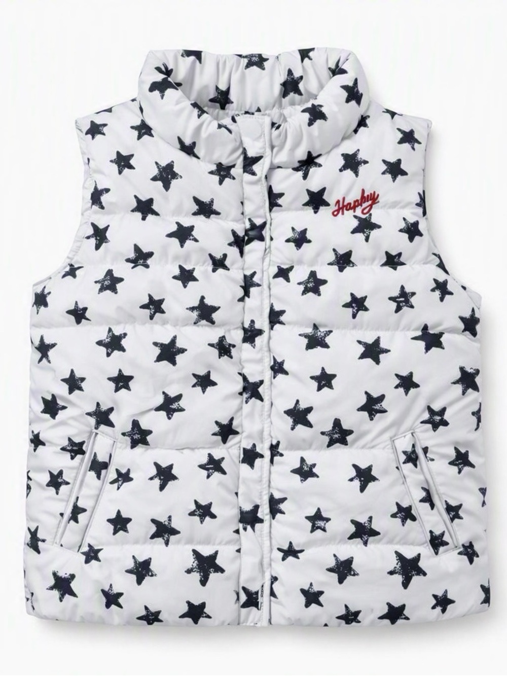 Tommy Hilfiger White and Black Star-Print Kids Top